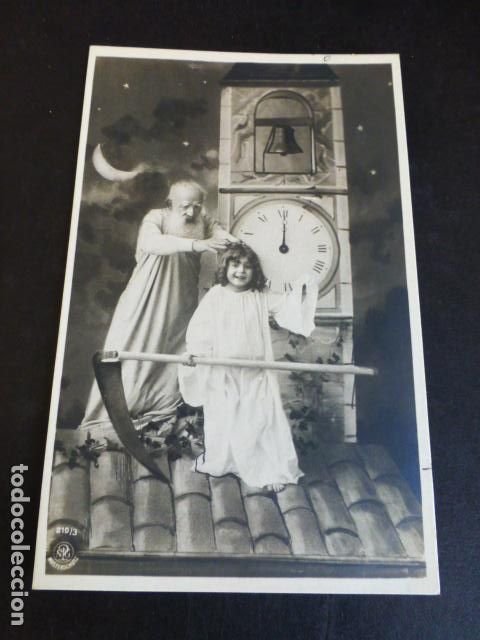 Postales: ALEGORIA DEL A&Ntilde;O NUEVO POSTAL - Foto 1