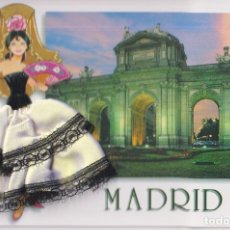 Postales: POSTAL BORDADA. SEVILLANA, MADRID. FOLKLORE ESPAÑA. Lote 363740375