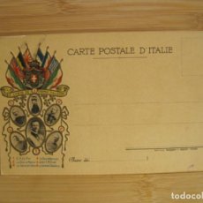 Postales: ITALIA-LES CHEFS DE L'ARMEE ITALIENNE-ENTERO POSTAL-VER FOTOS-(97.741). Lote 366805956