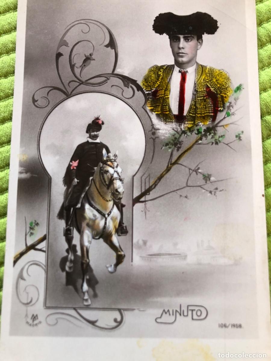 Postales: 4 postales de toreros de la misma colecci&oacute;n - Foto 4