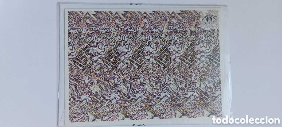 Postales: Postal 3D ojo m&aacute;gico. Magic eye - Foto 1