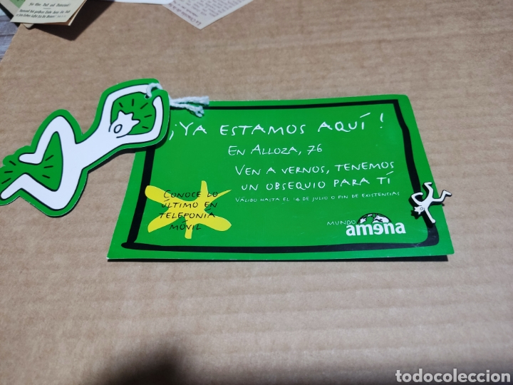 Postales: Postal Amena con pin - Foto 1