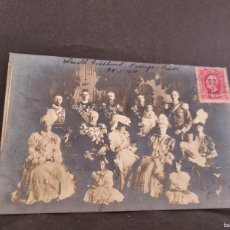 Postales: POSTAL FOTOGRAFICA FAMILIA REAL SUECIA OSKAR CIRCULADA 1908 85.1000.IMP
