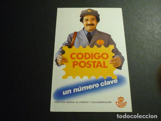 Postales: CARTERO CORREOS CODIGOS POSTALES POSTAL - Foto 1