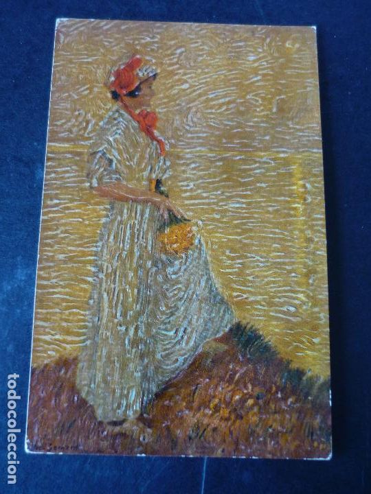 Postales: MUJER EN EL CAMPO POSTAL - Foto 1