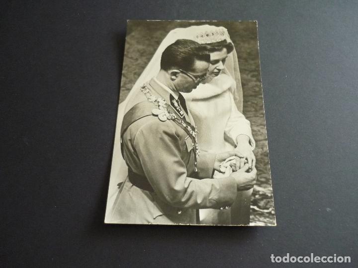 Postales: BODA DE BALDUINO Y FABIOLA DE BELGICA POSTAL - Foto 1
