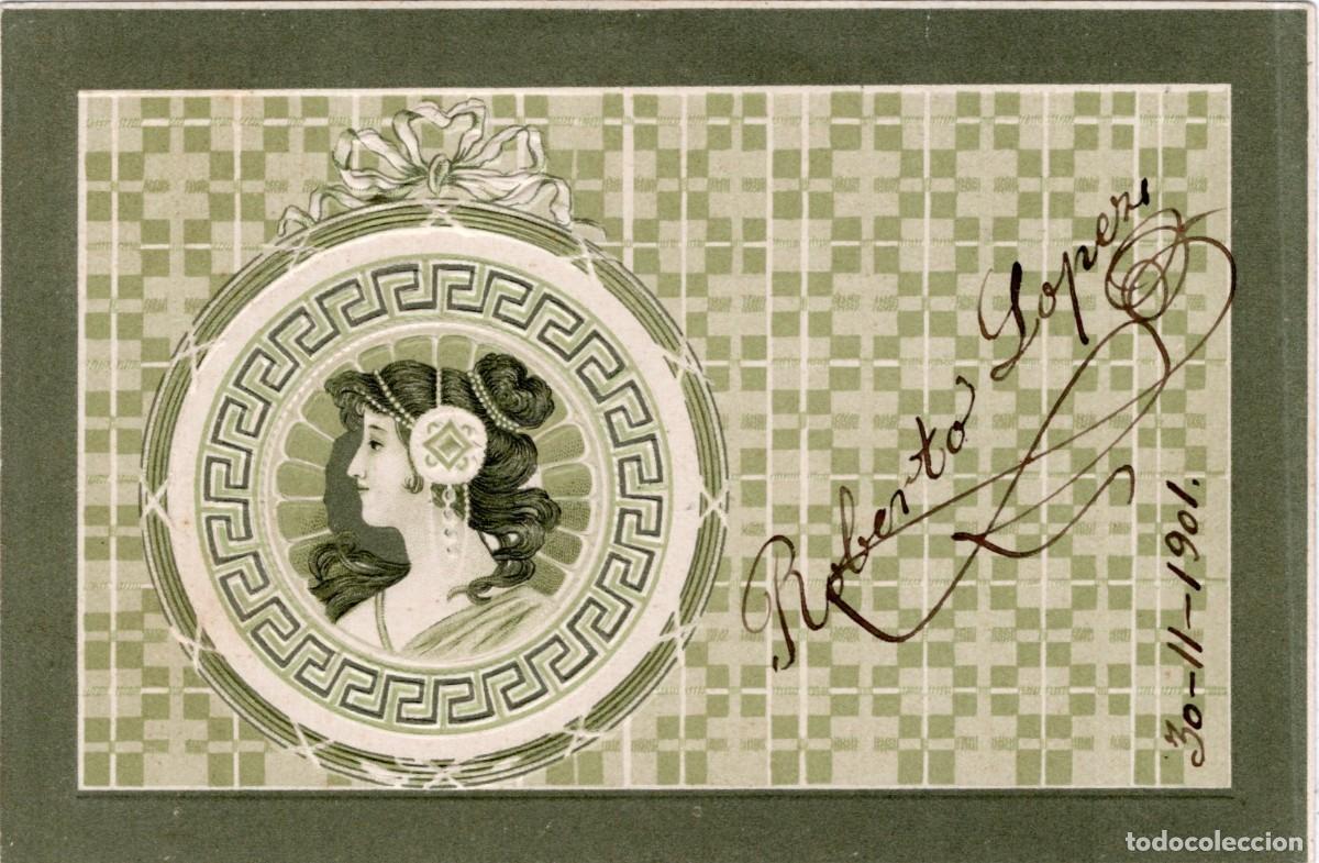 Postales: MUJER. ART DEC&Oacute; - Foto 1