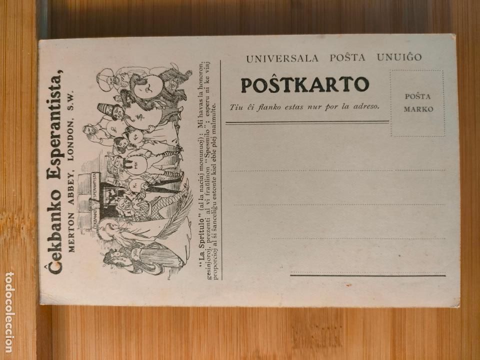 Postales: ESPERANTO-POSTAL ANTIGUA-(104.048) - Foto 3