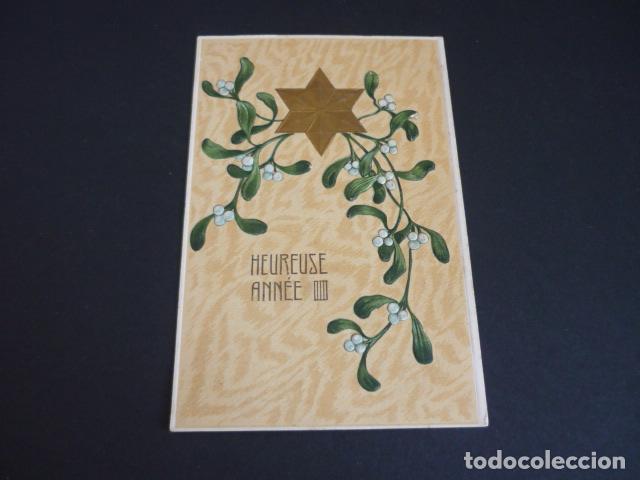 Postales: MUERDAGO NAVIDE&Ntilde;O POSTAL - Foto 1