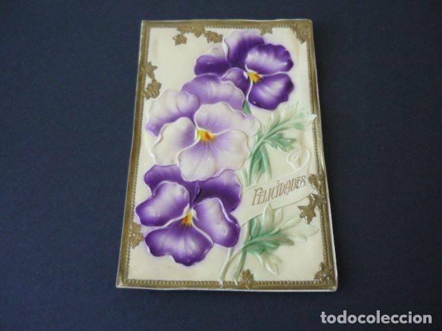 Postales: FLORES EN CELULOIDE POSTAL - Foto 1