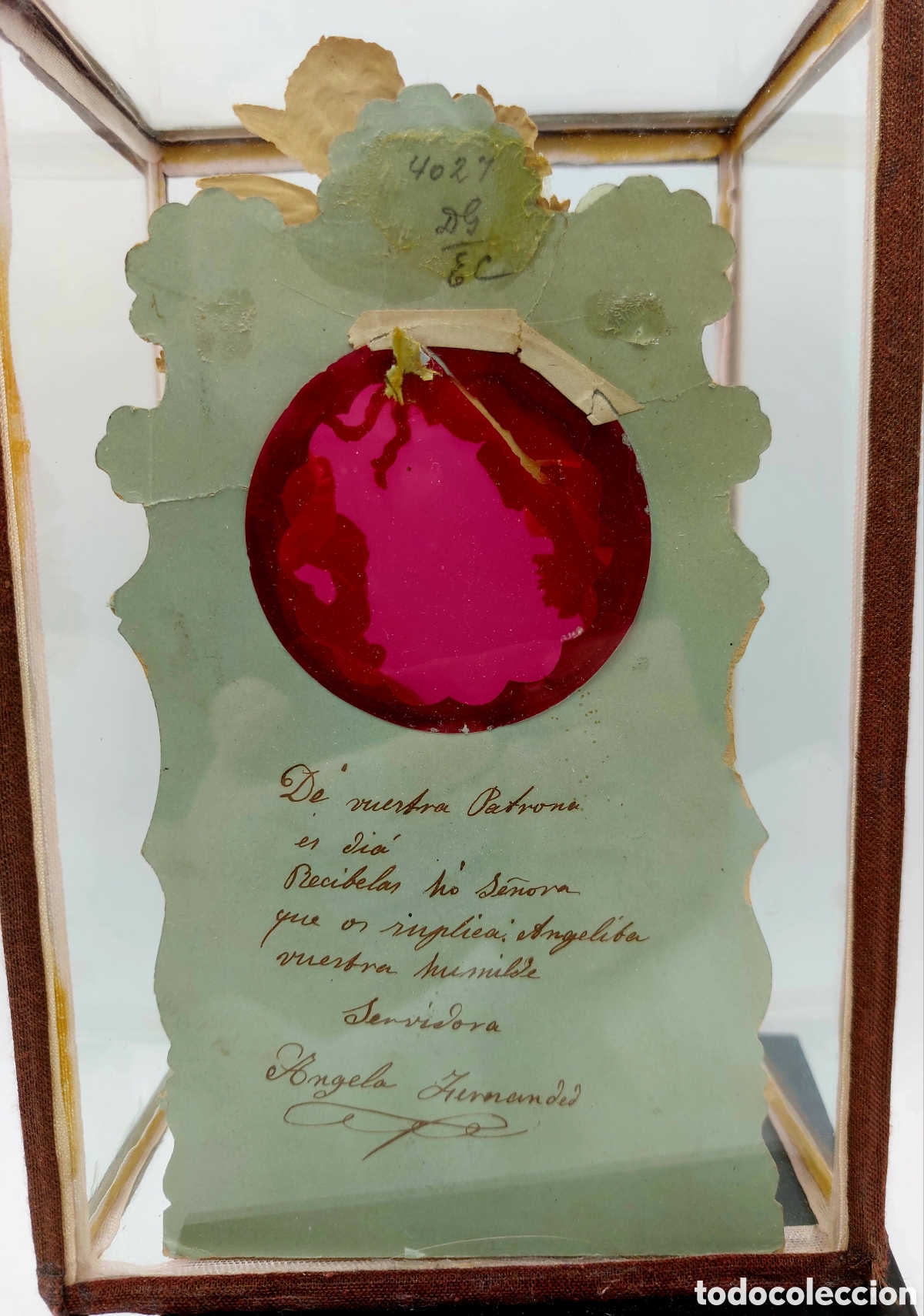 Postales: POSTAL TROQUELADA HACIA 1900 - Foto 4