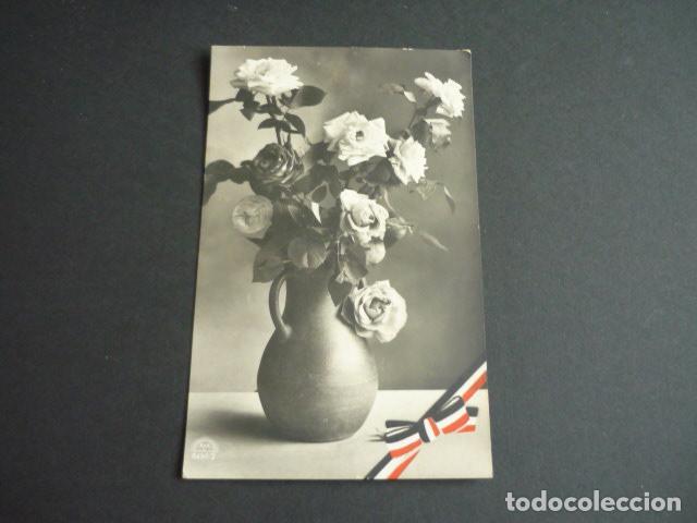 Postales: JARRON CON ROSAS POSTAL - Foto 1