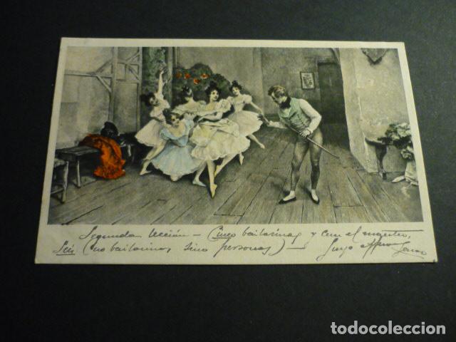 Postales: LECCION DE DANZA POSTAL - Foto 1