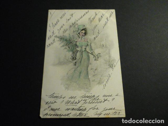 Postales: MUJER ELEGANTE VIENNE POSTAL - Foto 1