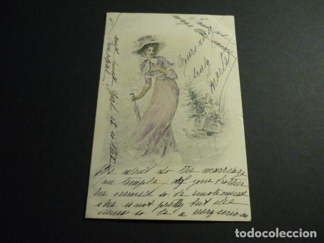 Postales: MUJER ELEGANTE VIENNE POSTAL - Foto 1