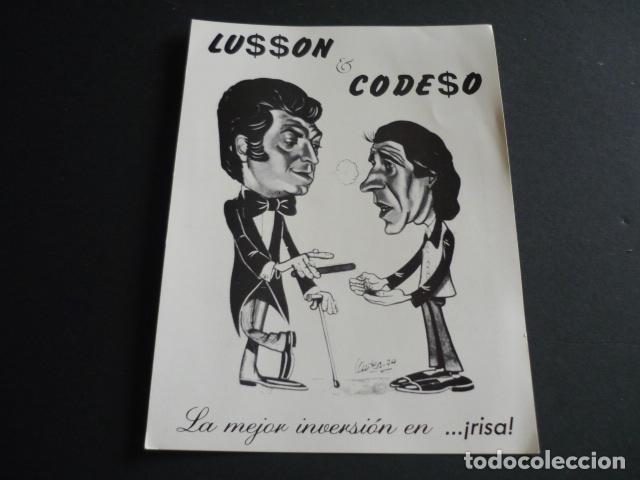 Postales: LUSSON Y CODESO COMICOS POSTAL - Foto 1