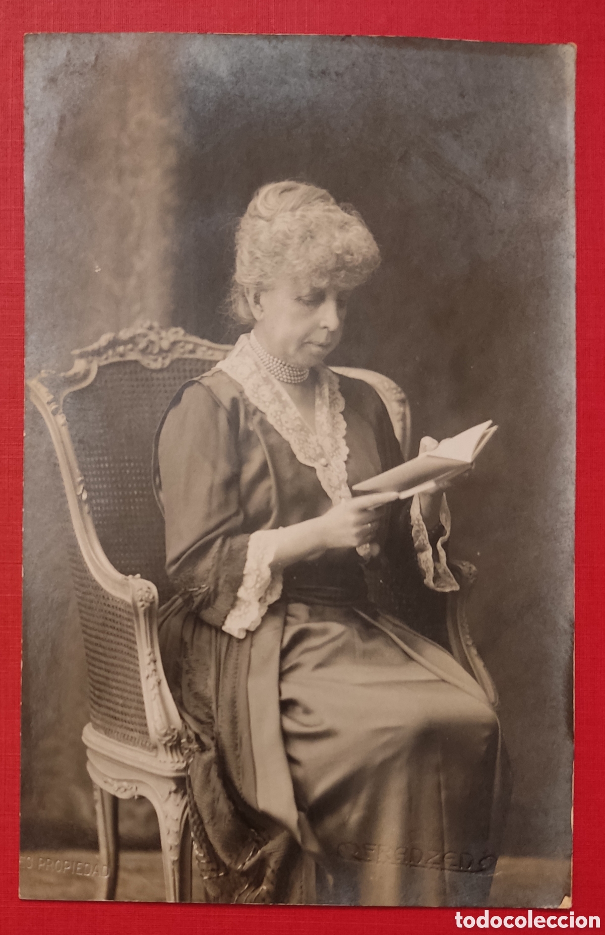 Postales: MARIA CRISTINA DE HABSBURGO POSTAL FOTOGR&Aacute;FICA CASA REAL ALFONSO XII C. 1900
