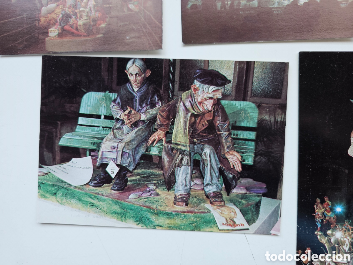 Postales: 6 postales de las Fallas de 1976, Valencia - Foto 6