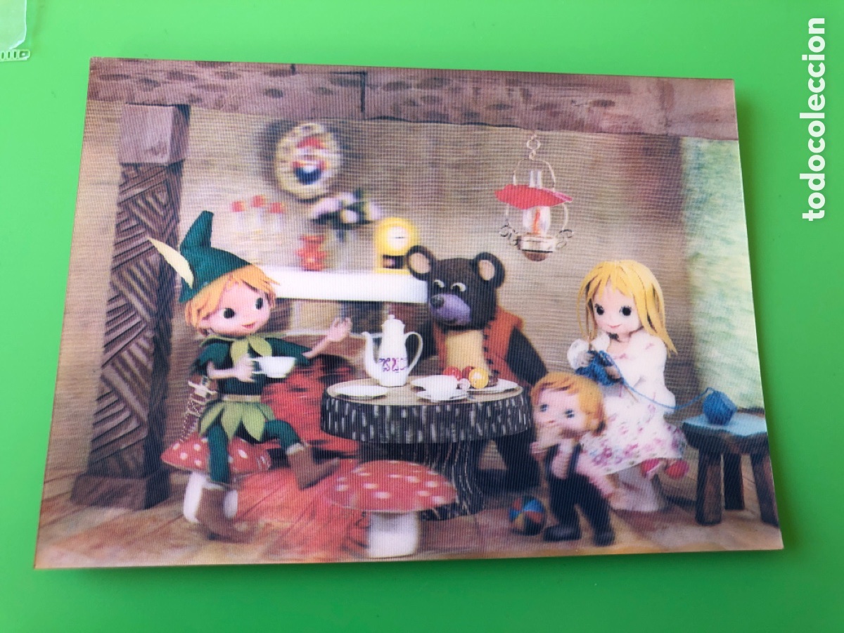 Postales: Postal Peter Pan. Efecto 3 D. Estereorama. Tridimensional. ASM - Foto 1