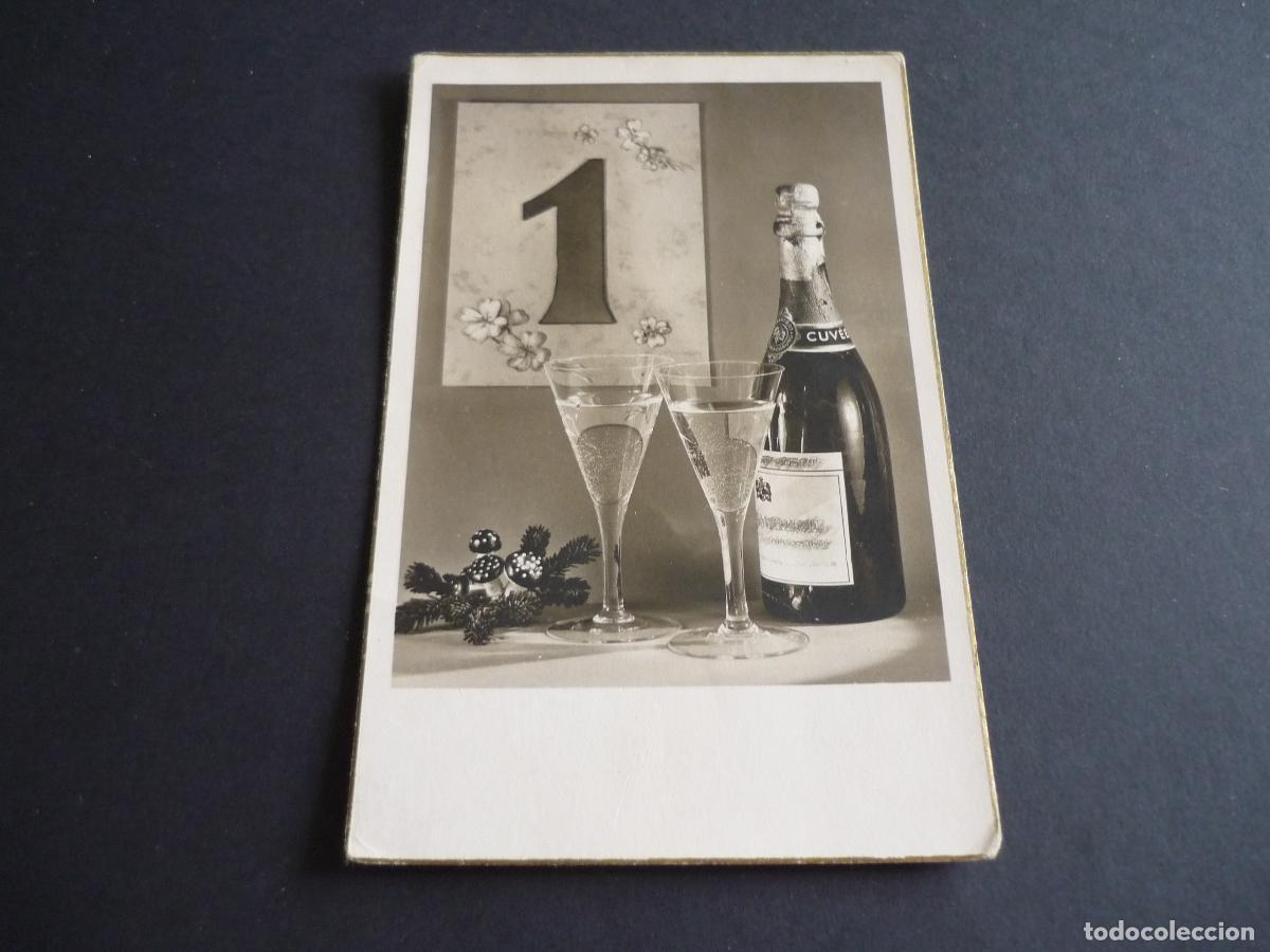 Postales: BOTELLA DE CHAMPAN POSTAL - Foto 1