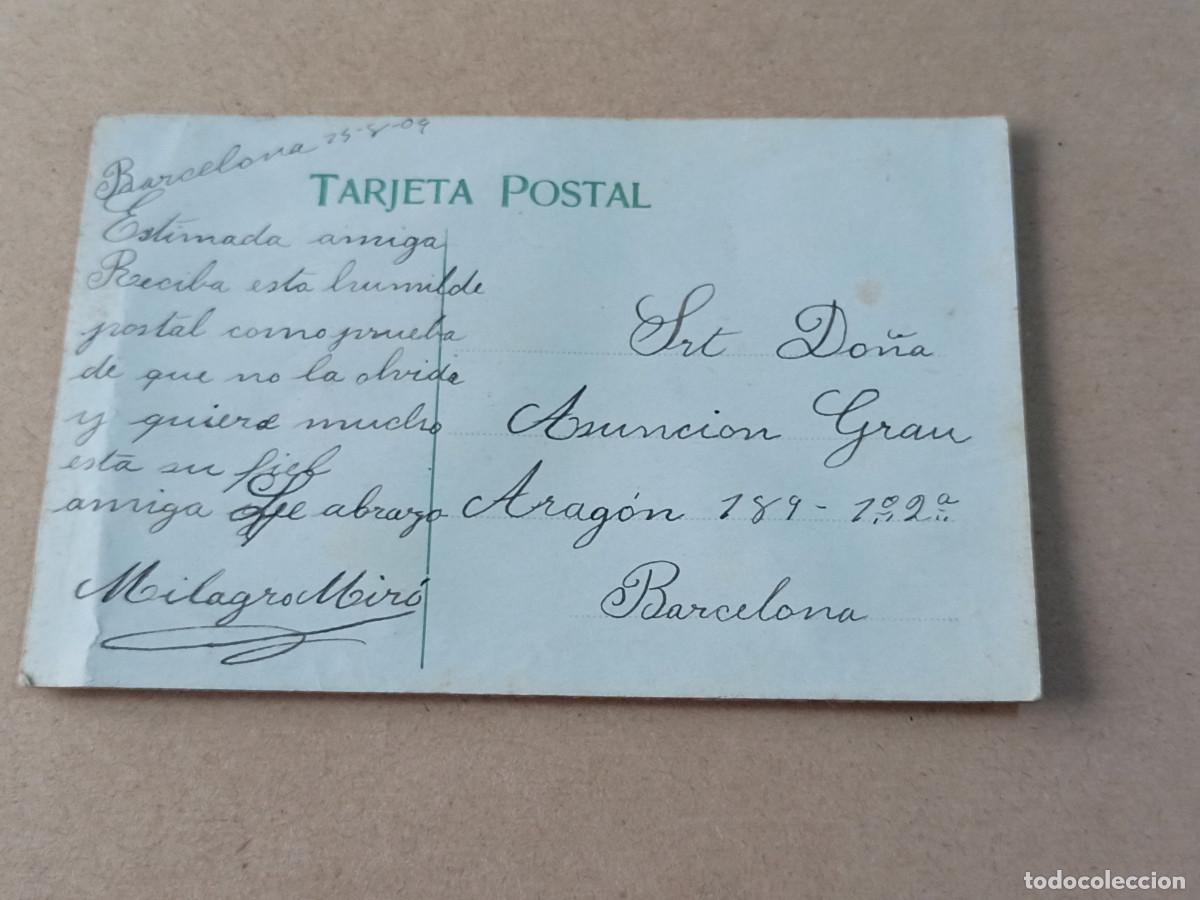 Postales: POSTAL FLORES - CON RELIEVE - Foto 2