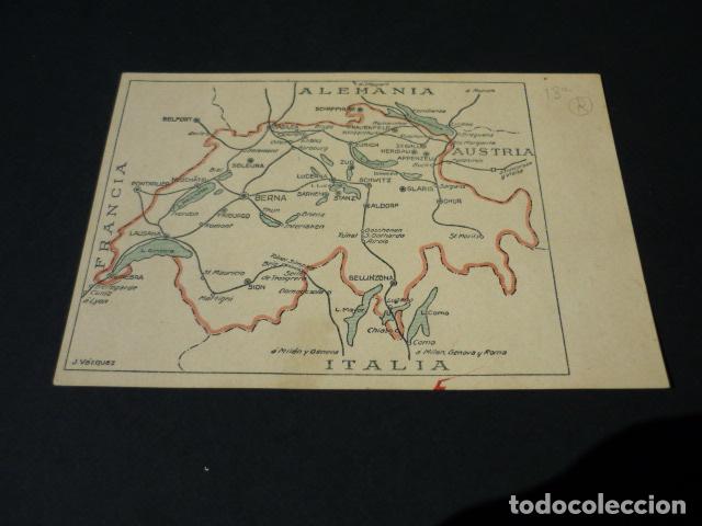 Postales: MAPA POSTAL CENTRO DE ENSE&Ntilde;ANZA POSTAL MADRID - Foto 1