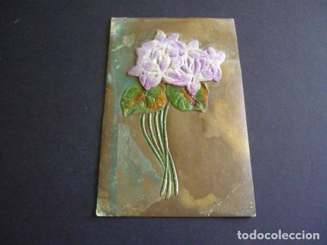 Postales: FLORES POSTAL EN RELIEVE - Foto 1