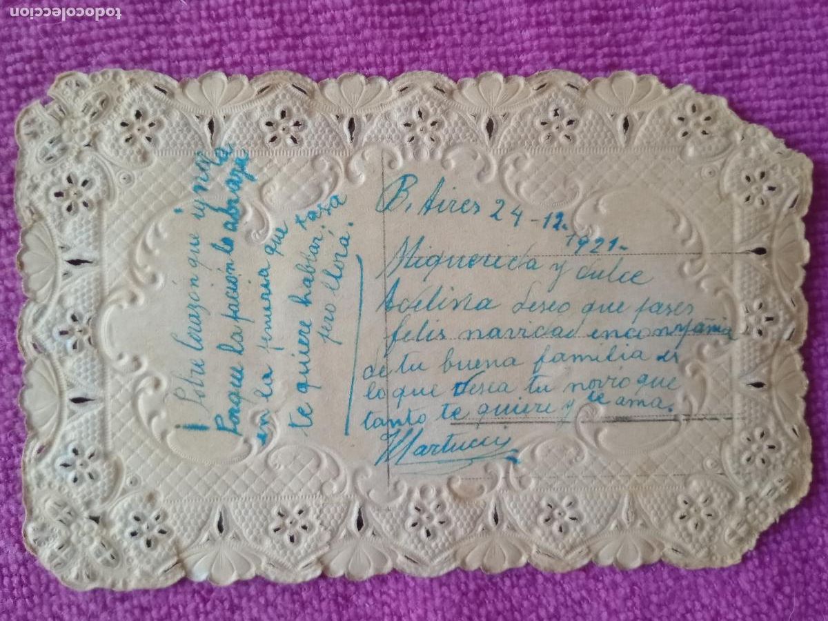 Postales: Postal de celuloide. Relieves - Foto 2