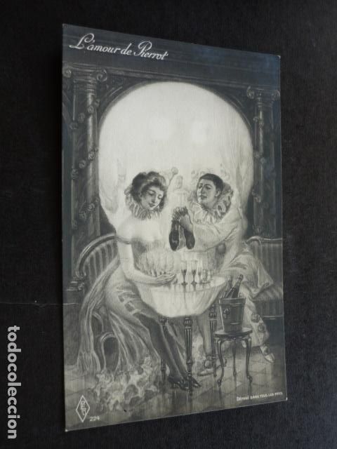 Postales: EL AMOR DE PIERROT POSTAL ARCIMBOLDESCA - Foto 1