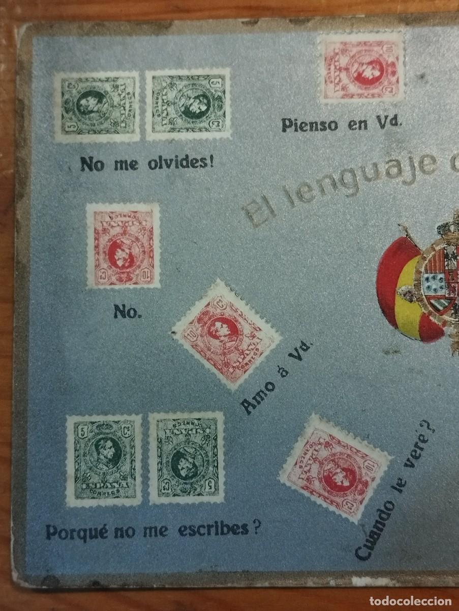 Postales: TARJETA POSTAL - EL LENGUAJE DE LOS SELLOS - Foto 4