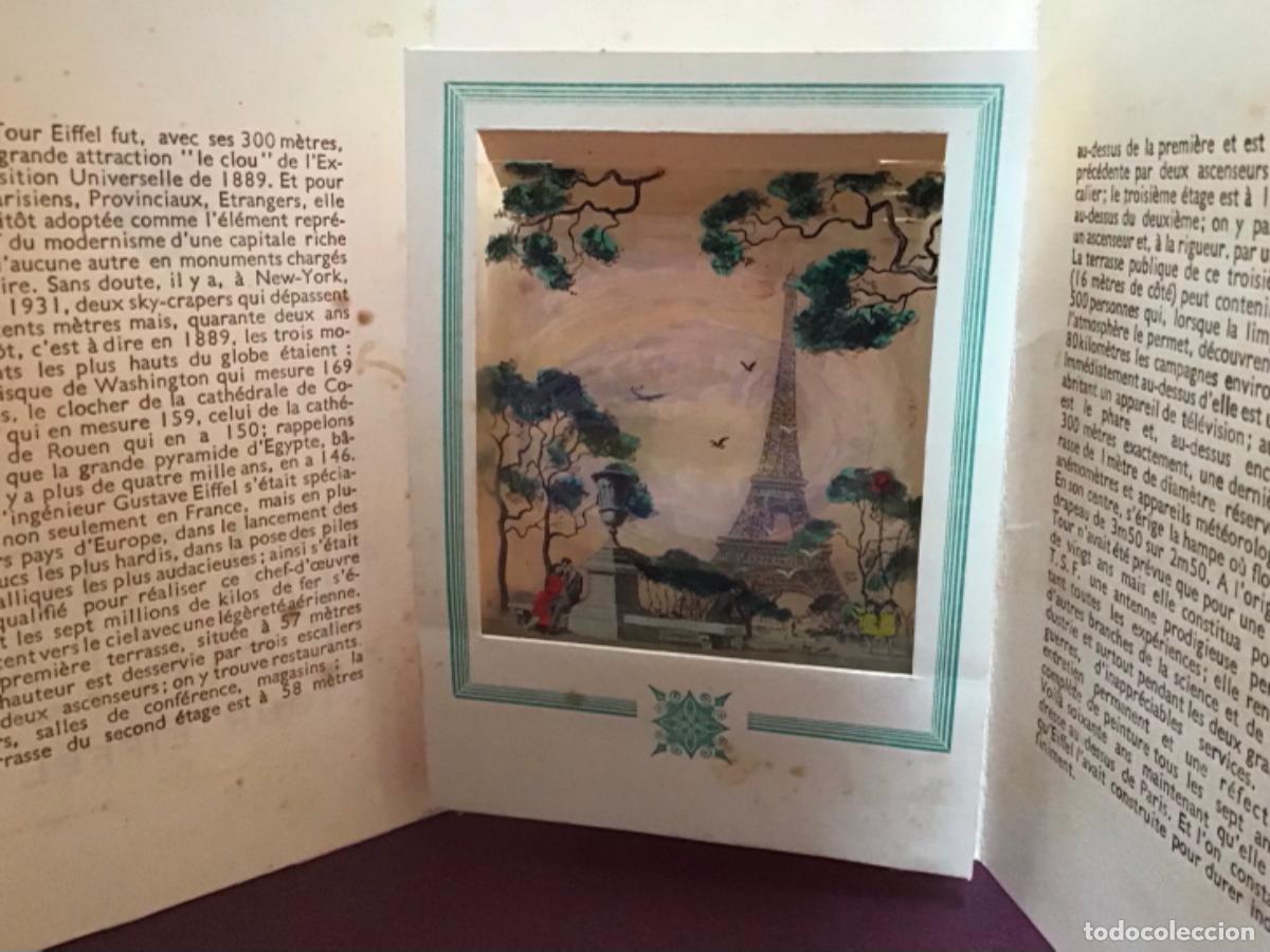 Postales: TORRE EIFFEL, POSTAL EN RELIEVE Y HISTORIA - Foto 5
