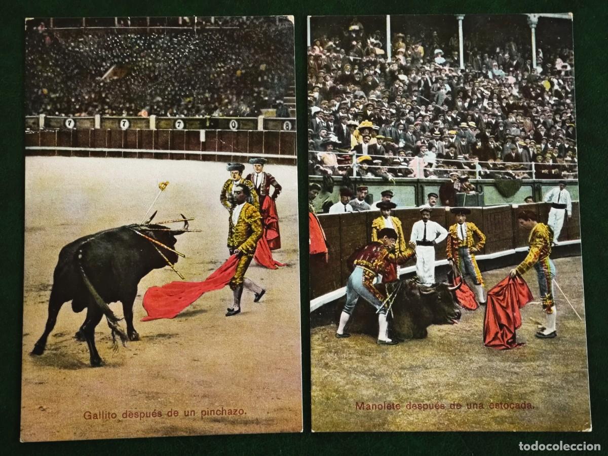 Postales: 9 Postales Espa&ntilde;a CORRIDA DE TOROS - Foto 1