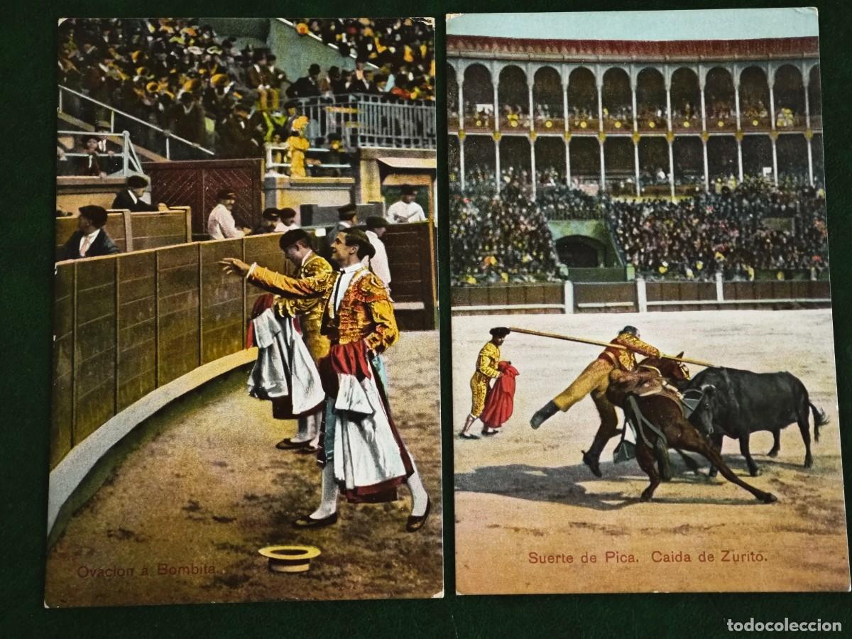 Postales: 9 Postales Espa&ntilde;a CORRIDA DE TOROS - Foto 3