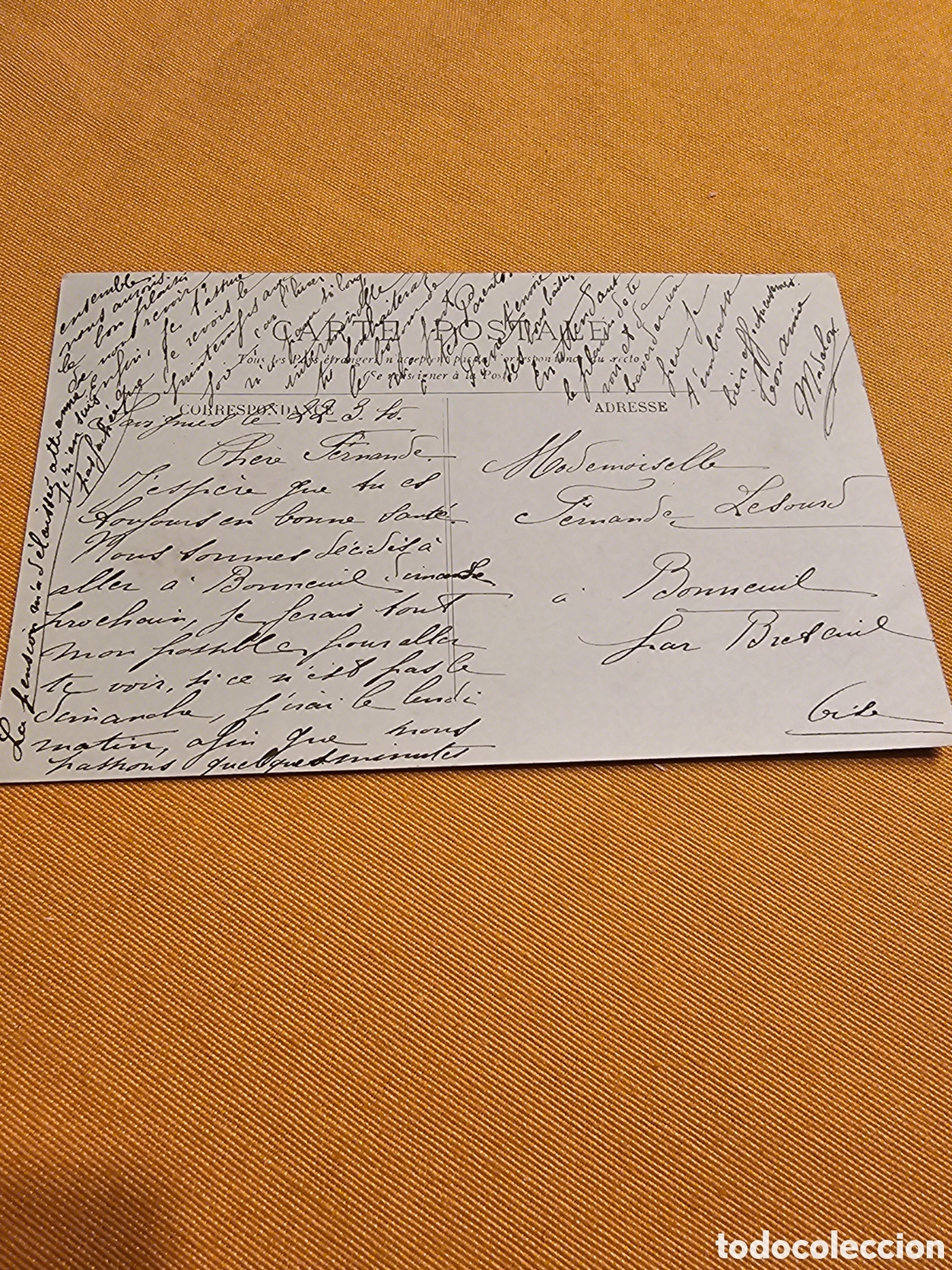 Postales: ANTIGUA POSTAL FRANCESA. CIRCULADA - Foto 2