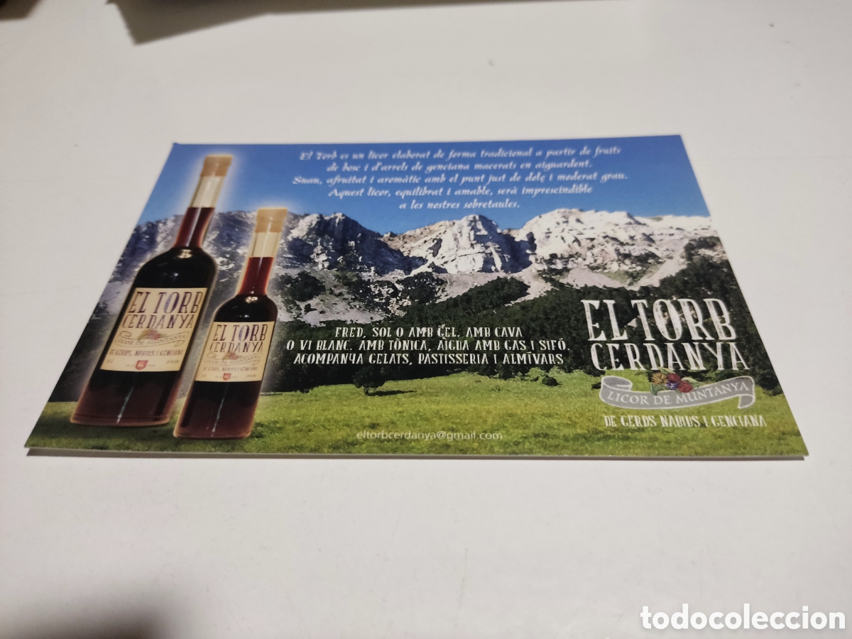 Postales: Postal El Torb cerdanya,licor - Foto 1