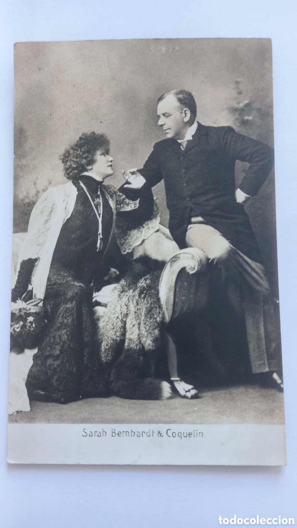 Postales: Postal Sarah Bernhardt & Coquelin - Foto 1