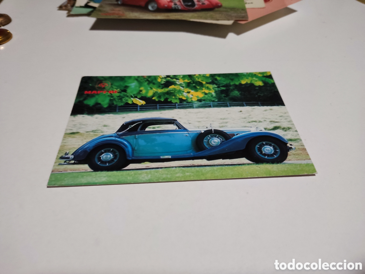 Postales: Postal Mapfre seguros, coche de &eacute;poca - Foto 1