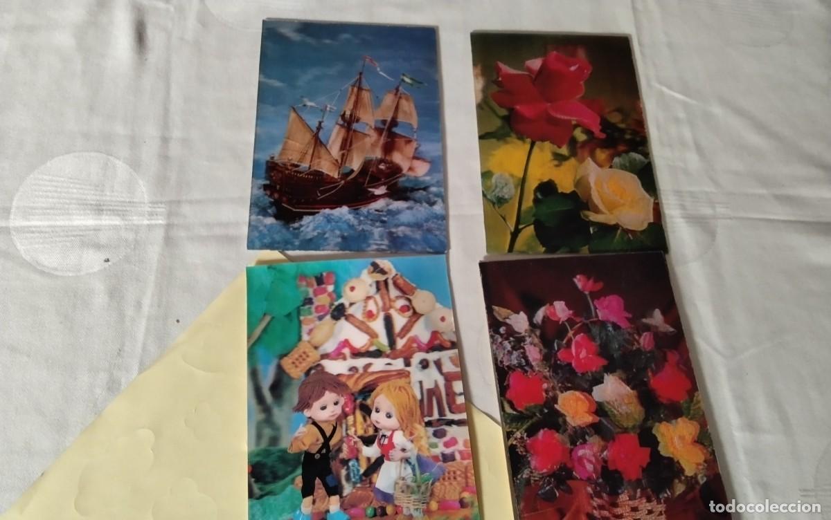 Postales: LOTE DE 5 POSTALES TRES DIMENSIONES - Foto 2