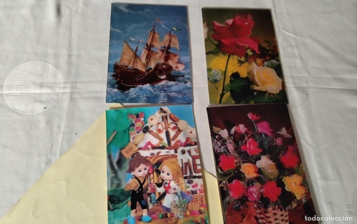 Postales: LOTE DE 5 POSTALES TRES DIMENSIONES - Foto 3