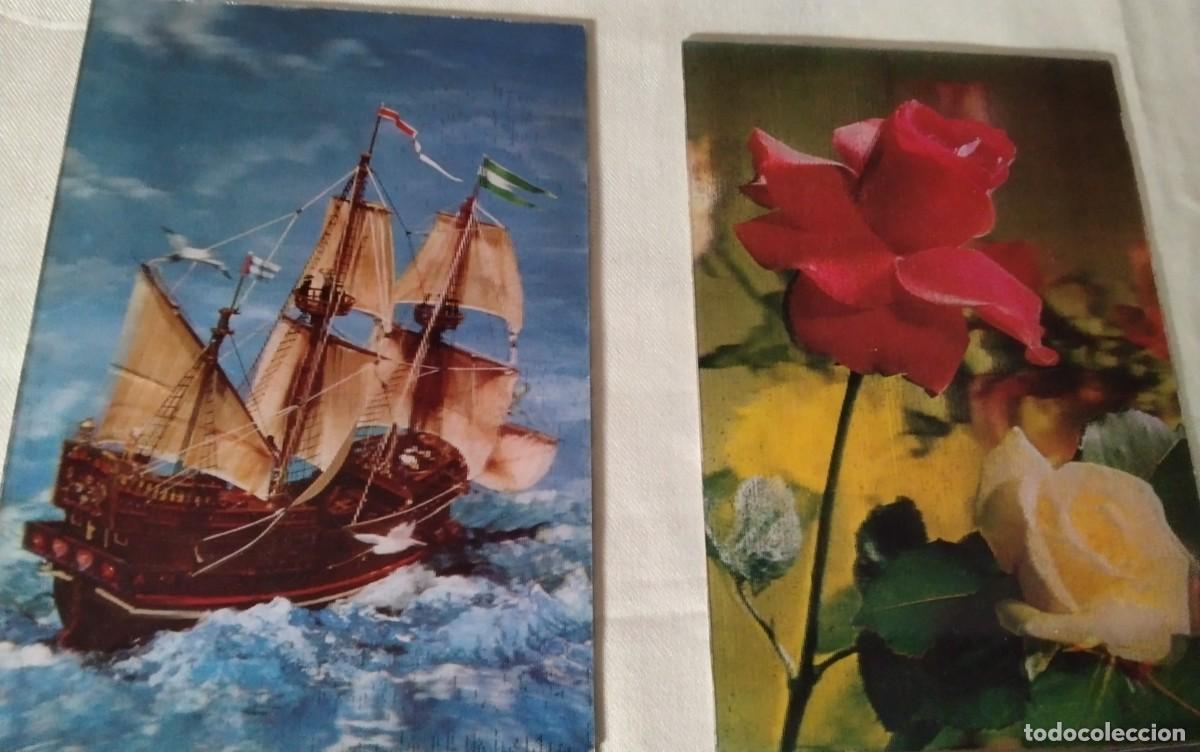 Postales: LOTE DE 5 POSTALES TRES DIMENSIONES - Foto 4
