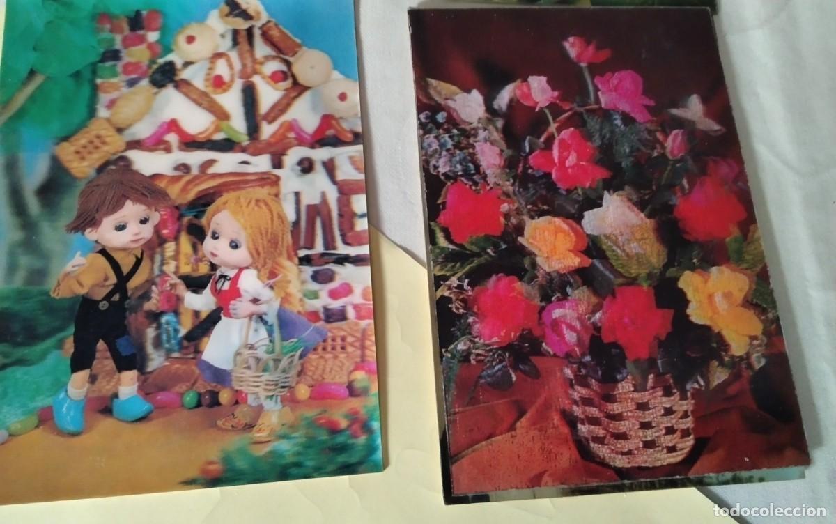 Postales: LOTE DE 5 POSTALES TRES DIMENSIONES - Foto 5