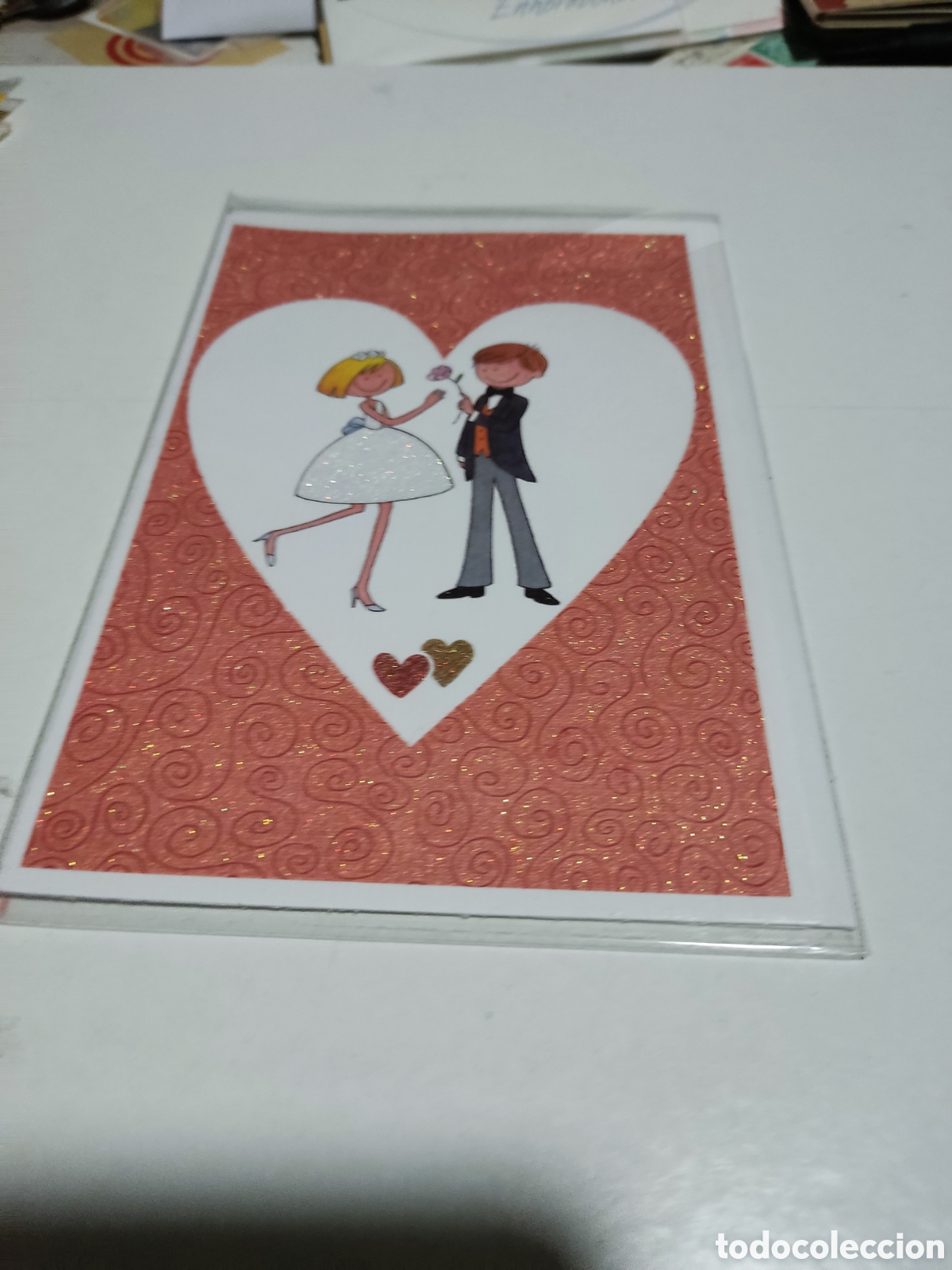 Postales: Postal con sobre nueva, boda - Foto 1