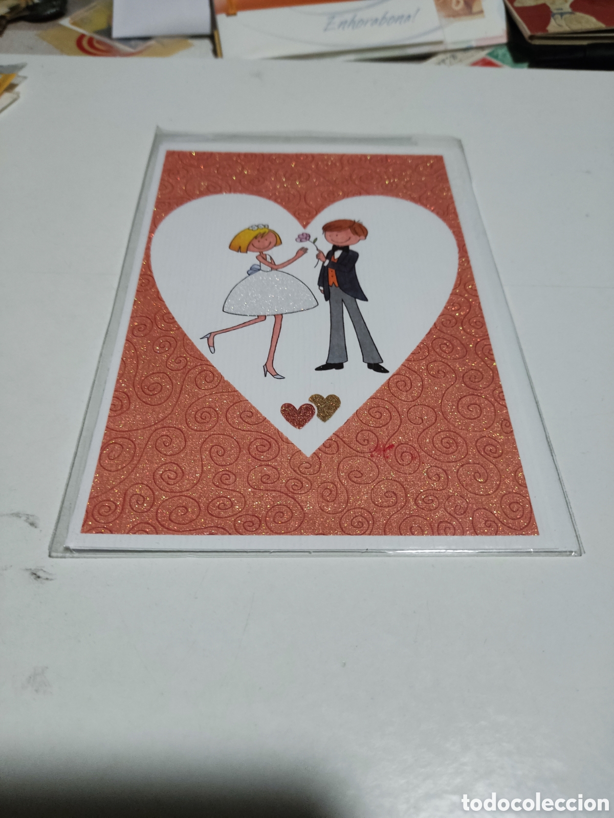 Postales: Postal con sobre, nueva, boda - Foto 1