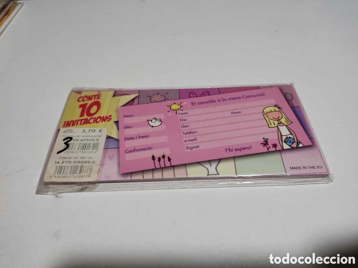 Postales: Tarjetas Invitaci&oacute;n primera comuni&oacute;n - Foto 2