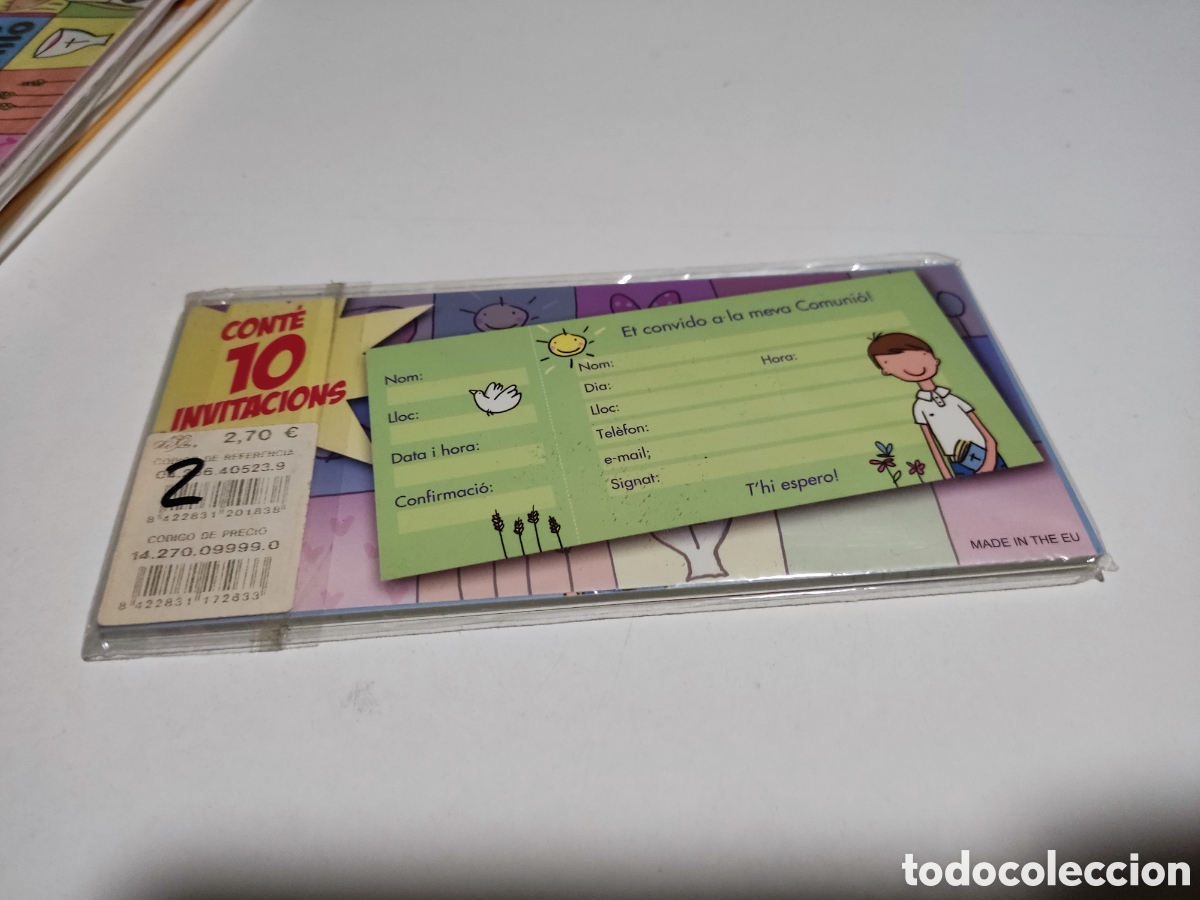 Postales: Tarjetas invitaci&oacute;n primera comuni&oacute;n - Foto 2