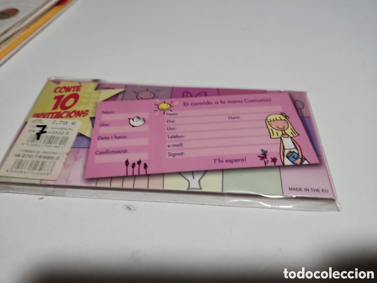 Postales: Tarjetas invitaci&oacute;n primera comuni&oacute;n - Foto 2
