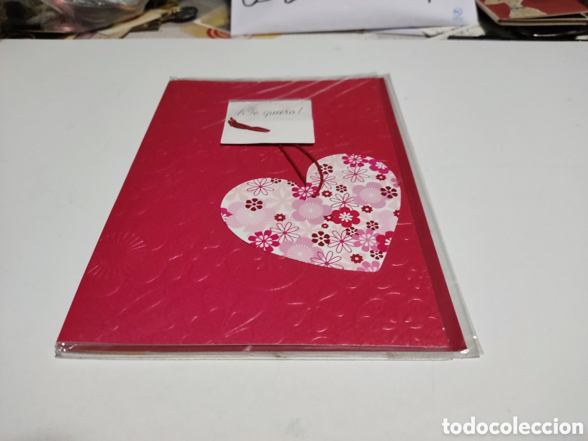 Postales: Postal con sobre nueva, te quiero - Foto 1