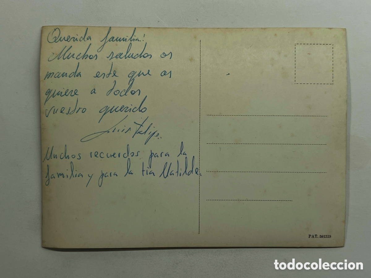 Postales: GALLO. Postal 3D. Sin datos editor (h.1970?) circulada - Foto 2