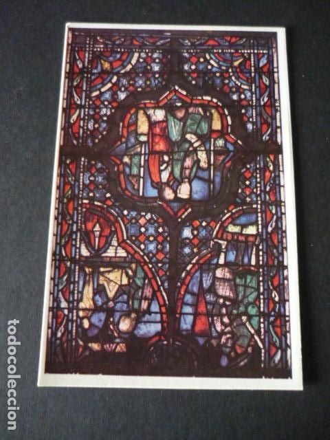 Postales: FRANCIA VIDRIERA GOTICA POSTAL - Foto 1