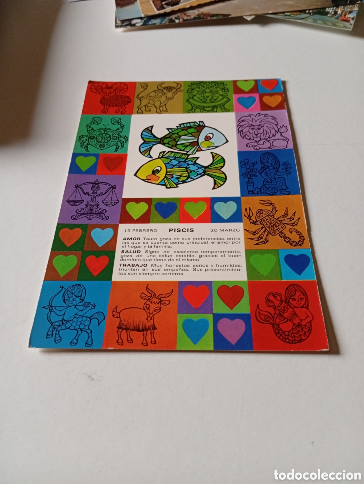 Postales: Postal zodiaco PISCIS - Foto 1